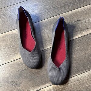 Rothy's Gray Round Toe Ballet Flat